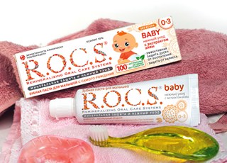 Правильный уход за молочными зубами: Новая паста R.O.C.S. Baby «Айва» 